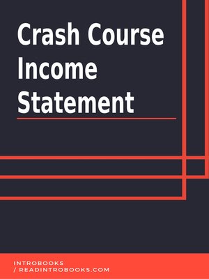 cover image of Crash Course Income Statement